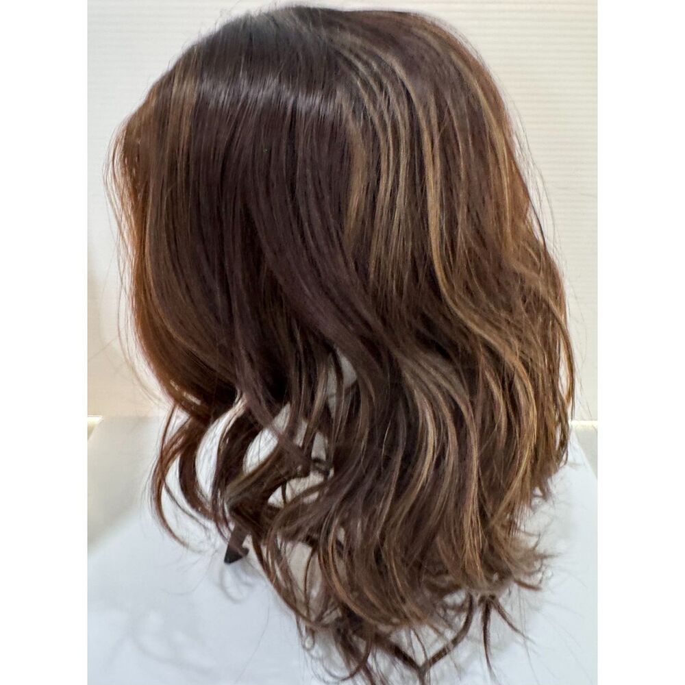 EUC Chelsey Smith Sharpay Midi in Americano brunette - Monofilament standard cap - Picture 3 of 8